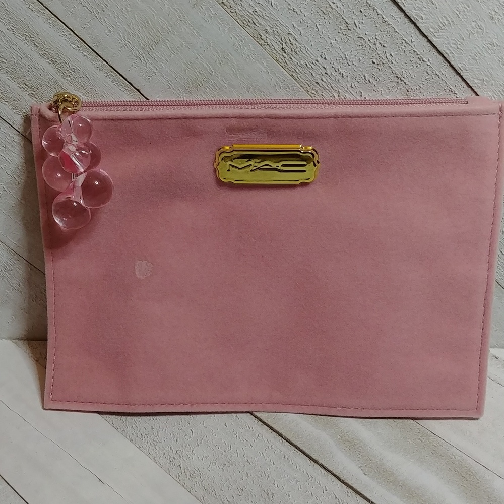 M.A.C. Pink Velvet Cosmetic Toiletries Pouch